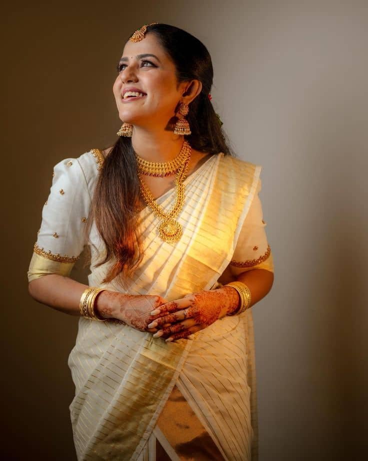 Kerala Wedding Saree Blouse Design4 1