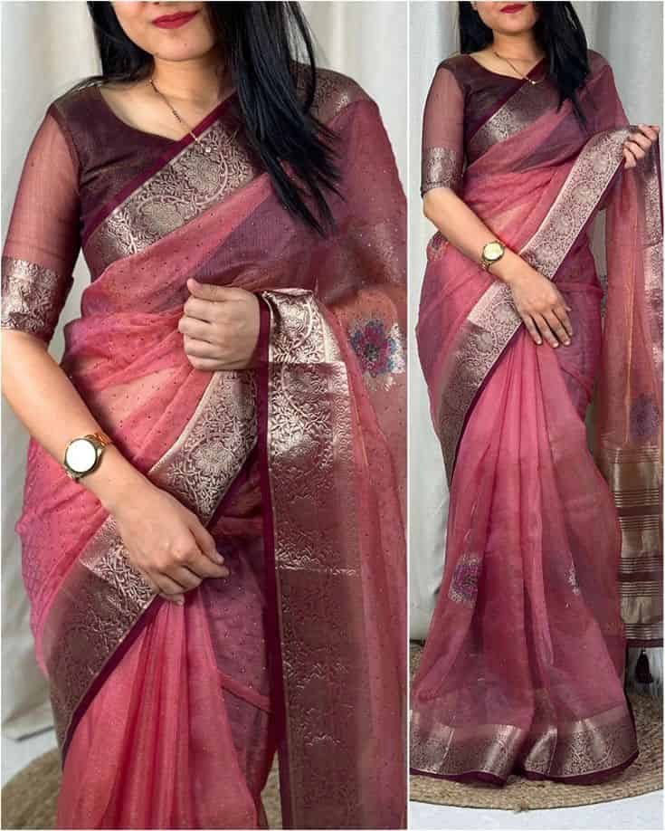 Saree Blouse with Border