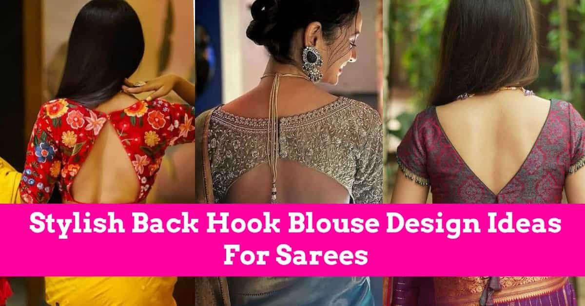 Back Hook Blouse Design