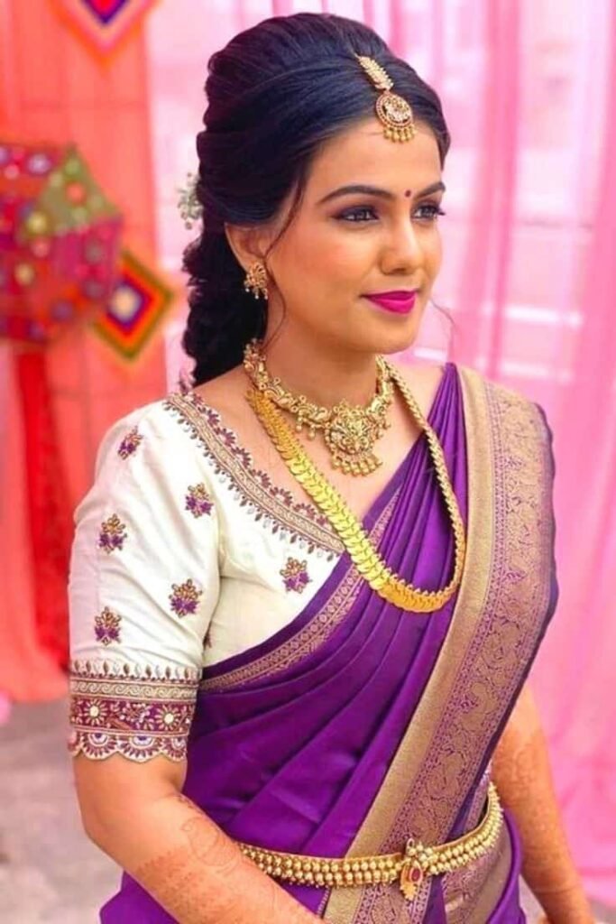 Maroon Bridal Blouse Design