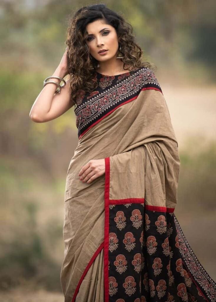 Block Print Handloom Blouse