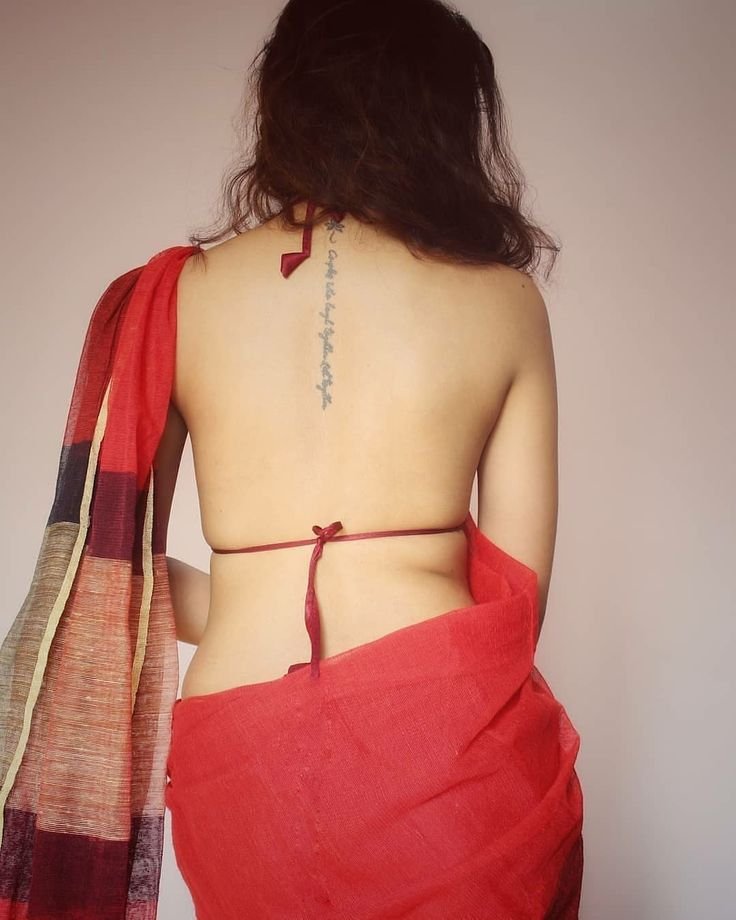 Sexy Backless Blouse Designs