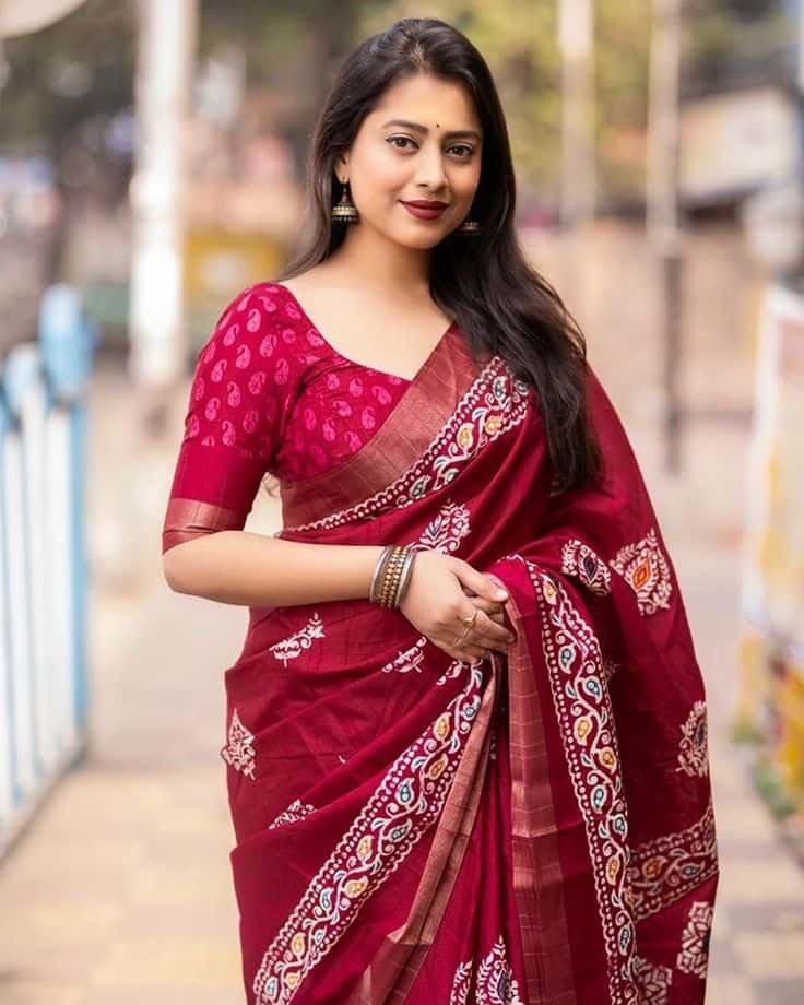 Silk Handloom Blouse Design