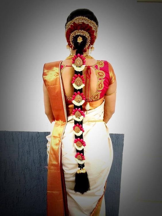 Traditional Wedding Blouse Back Design