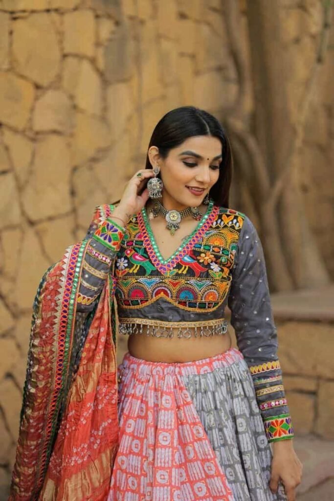navratri blouse design front