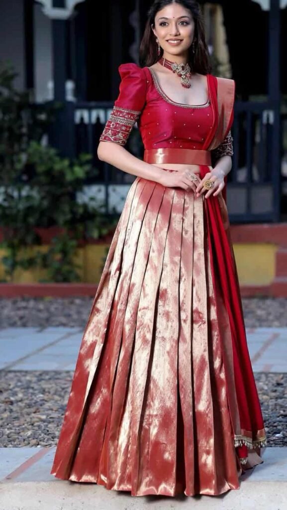 Embroidered Half Saree Blouses