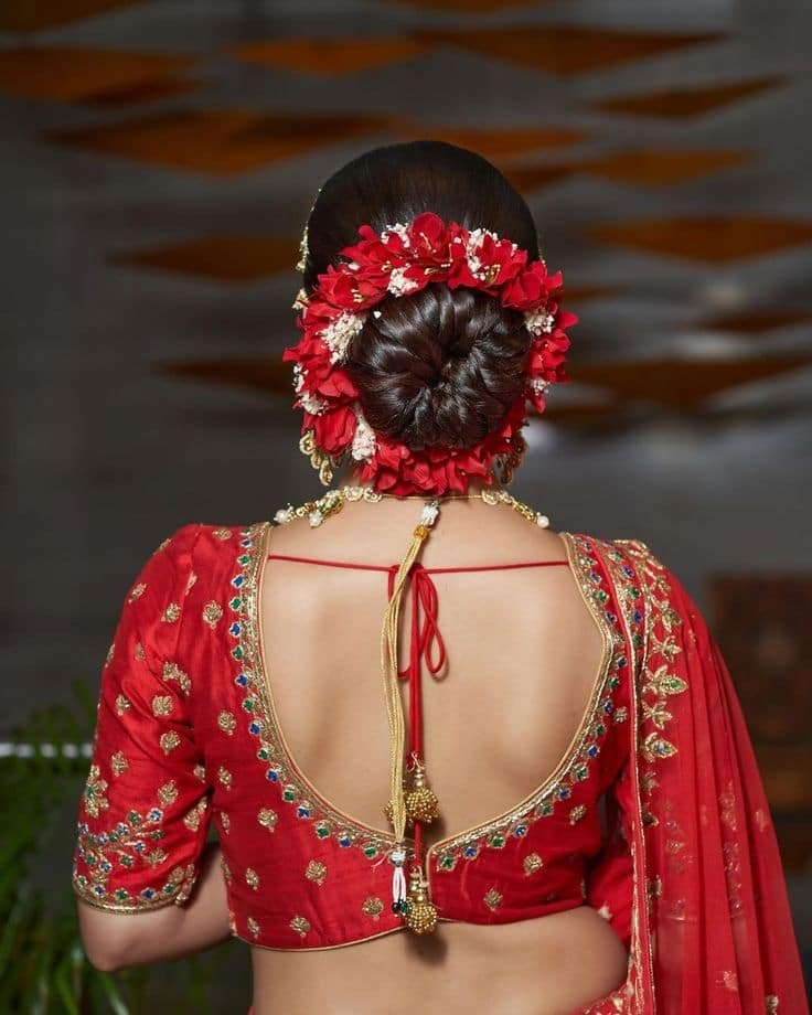 Back Neck Designs for Wedding Blouses