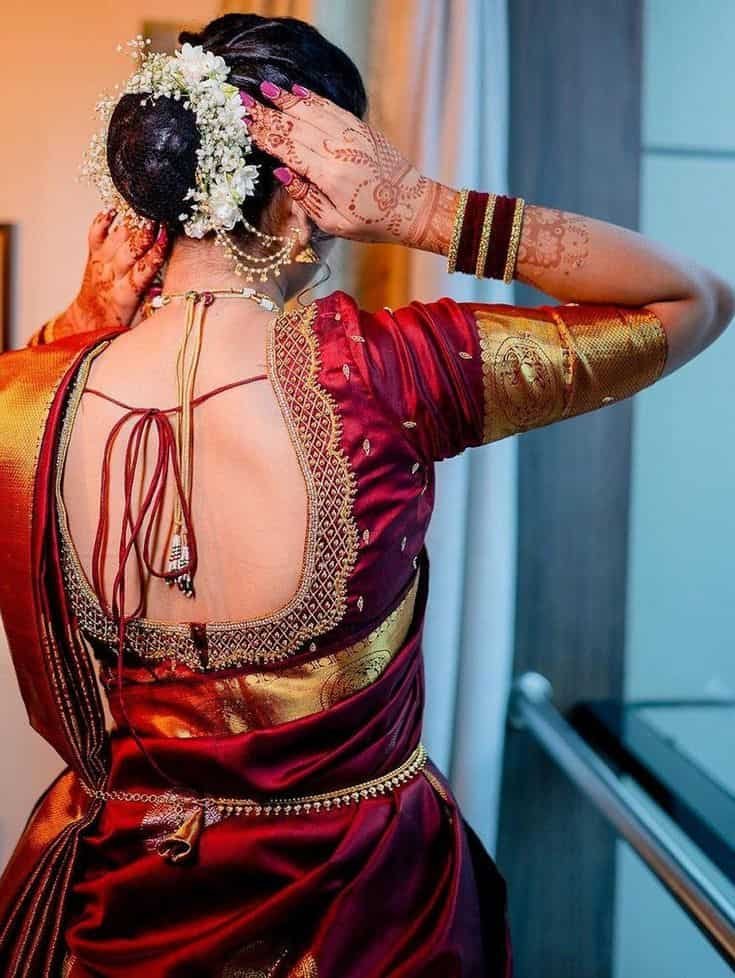 Indian Wedding Saree Blouse Back Designs