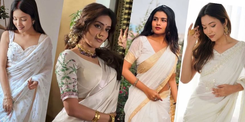 White Blouse Designs