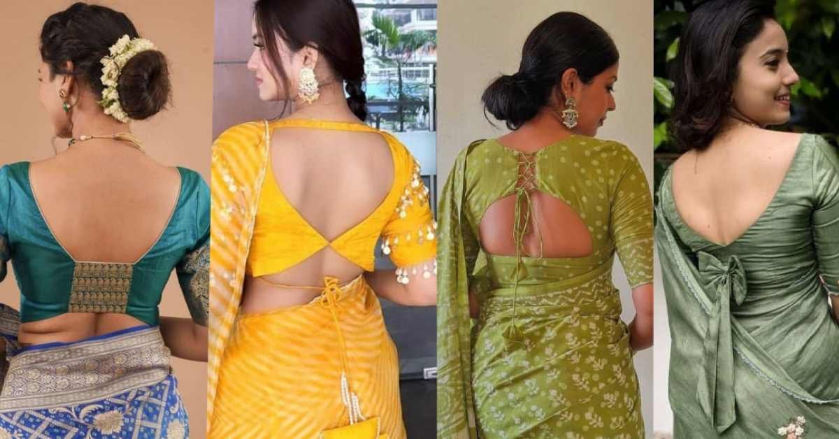 Blouse Back Neck Designs