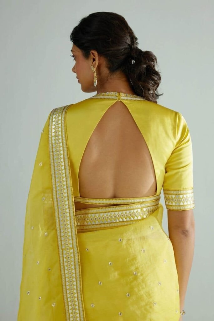Blouse Back Neck Designs