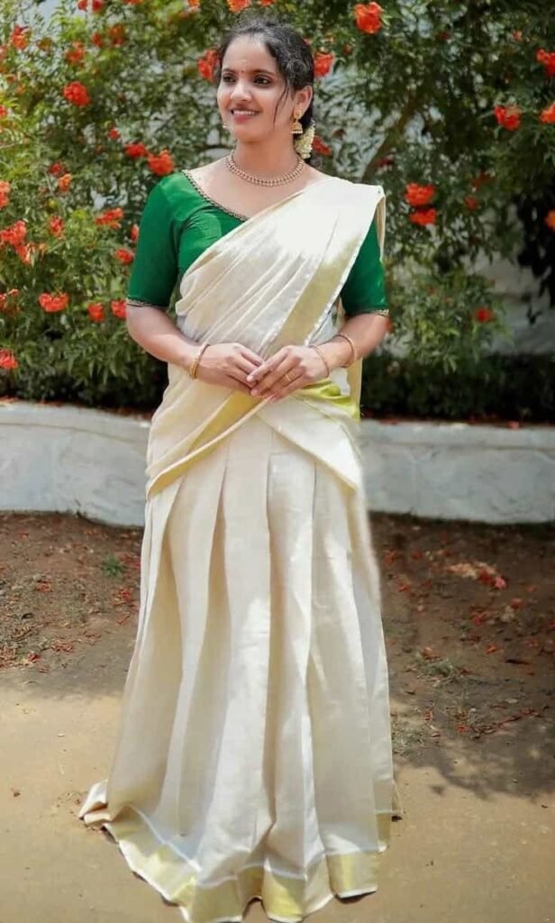 Kerala Half Saree Blouse Designs