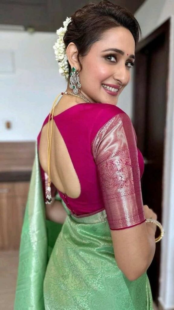 Silk Saree Blouse Designs Back Neck