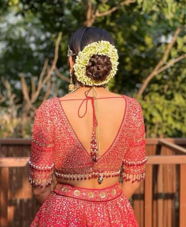 Wedding Blouse Back Design