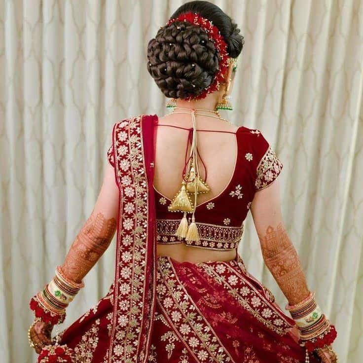 Wedding Marriage Blouse Back Design