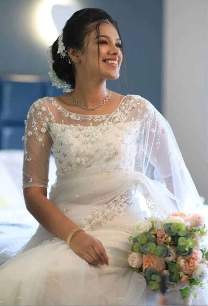 White Net Blouse Design