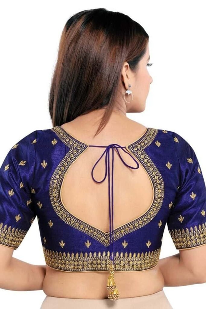 Lace Pot Neck Blouse