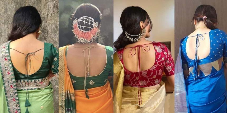 U Neck Blouse Design