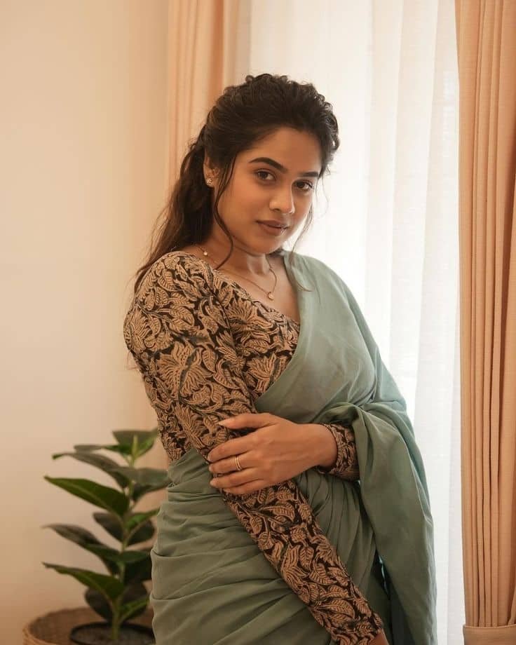 Cotton Saree Full Hand Blouse Designs