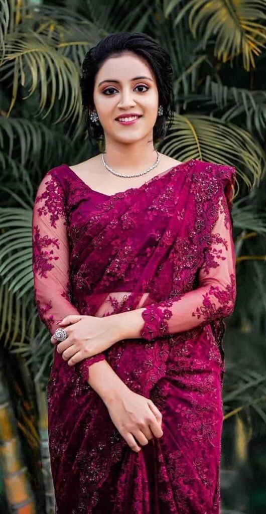 Net Full Hand Blouse Design