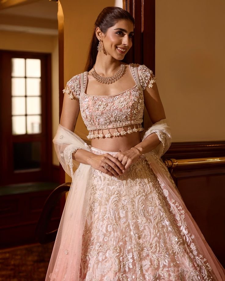 Sleeve Stylish Lehenga Blouse Design