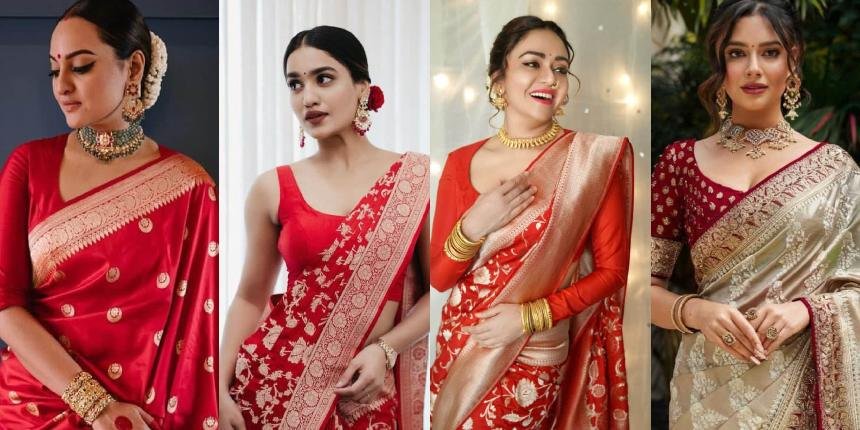 Modern Banarasi Saree Blouse Designs