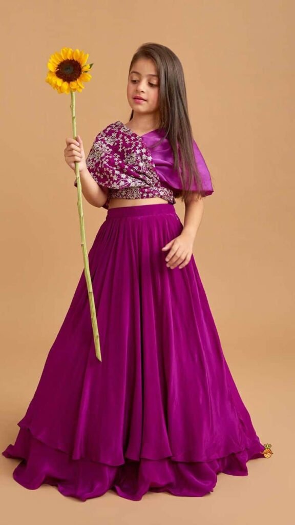 Girls Stylish Lehenga Blouse Design