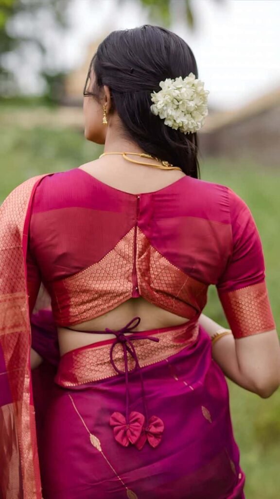 Latest Blouse Designs for Back