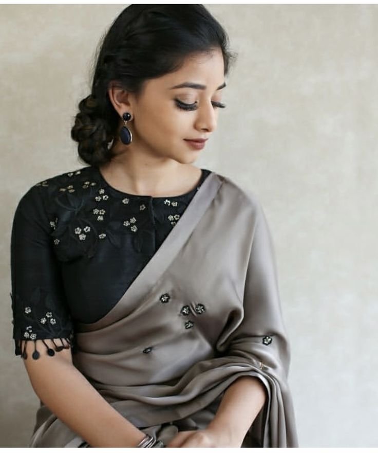 Latest Blouse Designs for Fancy Saree