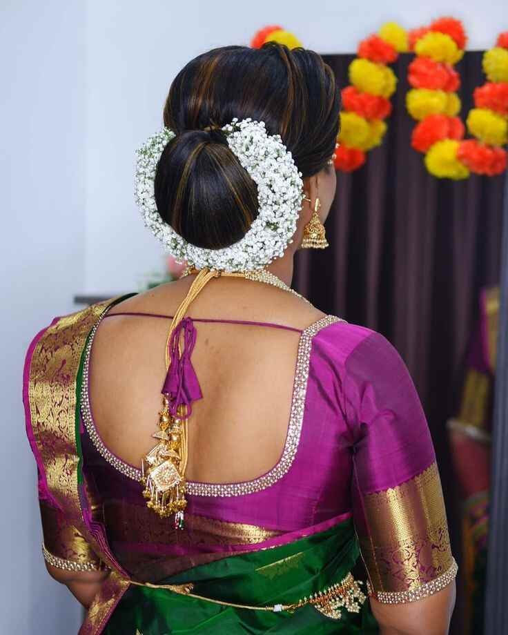 Maharashtrian Saree Blouse Design Back