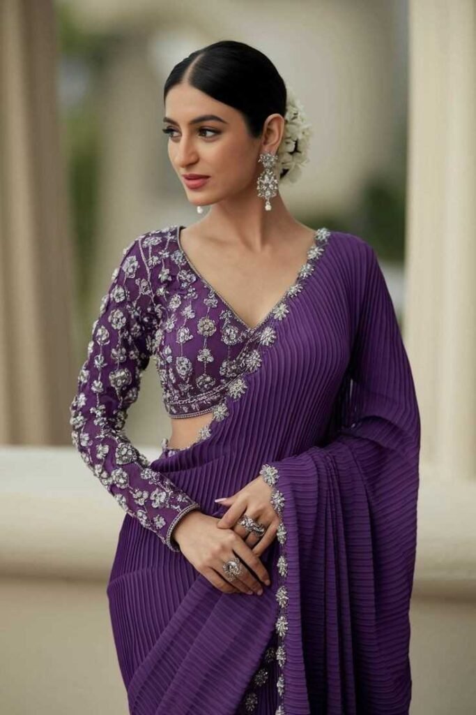 Stylish Long Sleeve Blouse Design