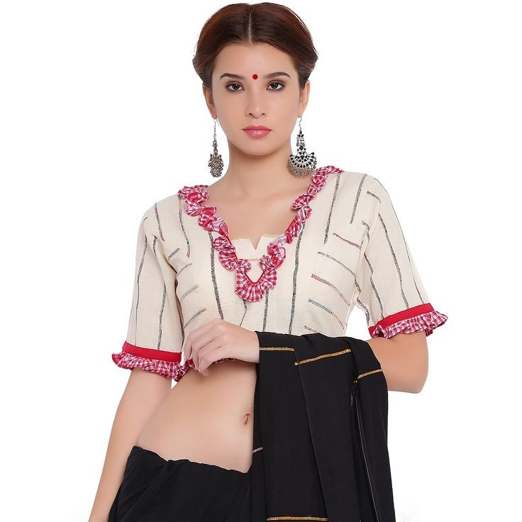 Khesh Cotton with Gamcha Frills
