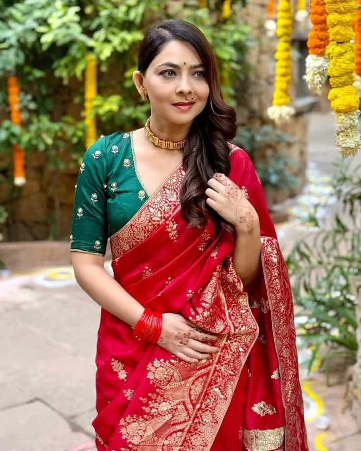 Silk Bengali Blouse Designs for Festive Wear